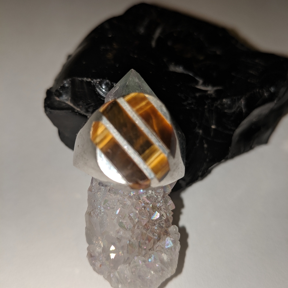 Tiger Eye Sterling Silver Ring